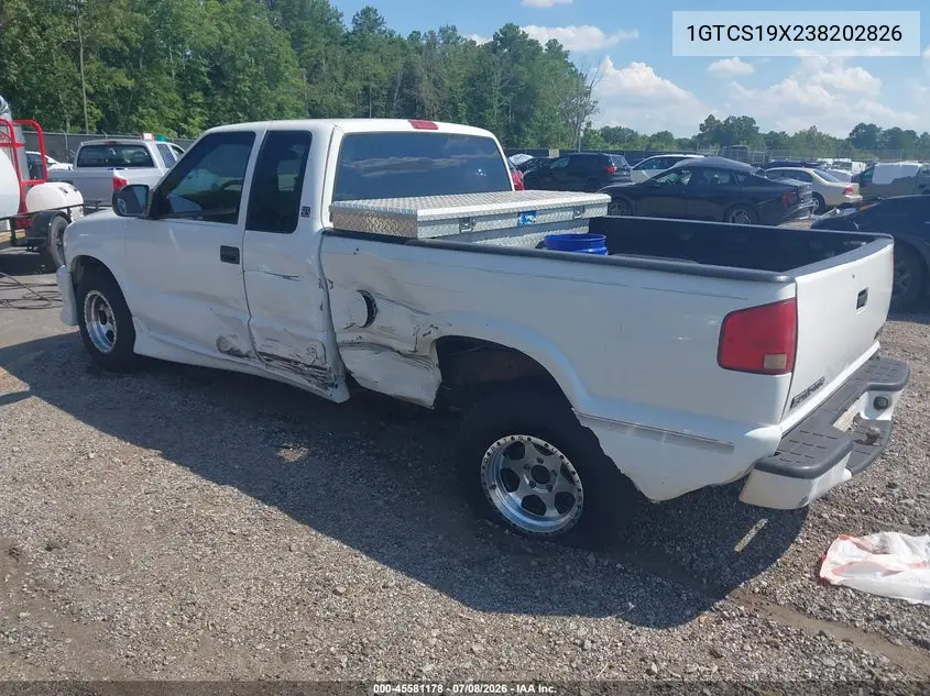 2003 GMC Sonoma Sls VIN: 1GTCS19X238202826 Lot: 45581178