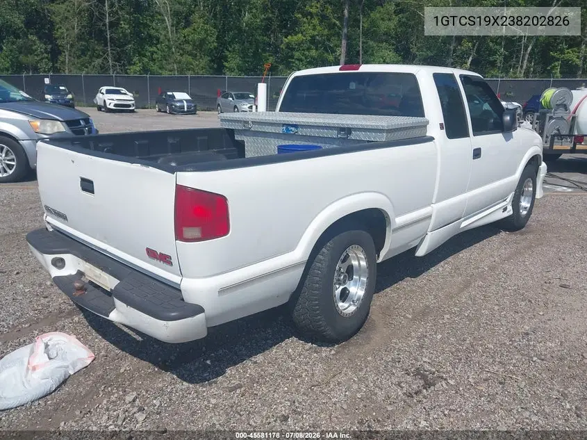 2003 GMC Sonoma Sls VIN: 1GTCS19X238202826 Lot: 45581178