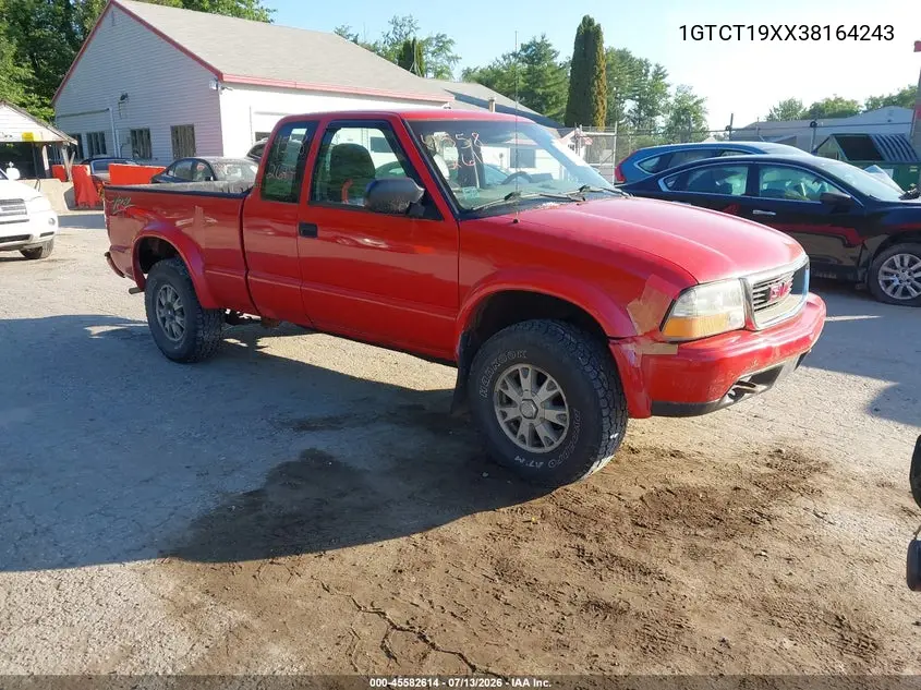 2003 GMC Sonoma Sls VIN: 1GTCT19XX38164243 Lot: 45582614