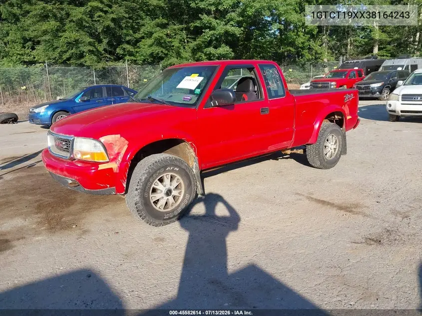 2003 GMC Sonoma Sls VIN: 1GTCT19XX38164243 Lot: 45582614