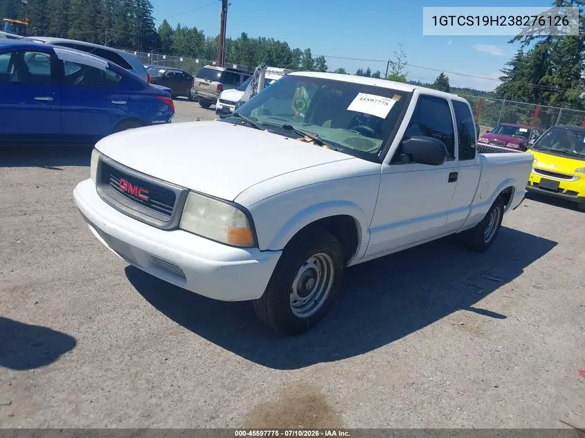 2003 GMC Sonoma Sl VIN: 1GTCS19H238276126 Lot: 45597775