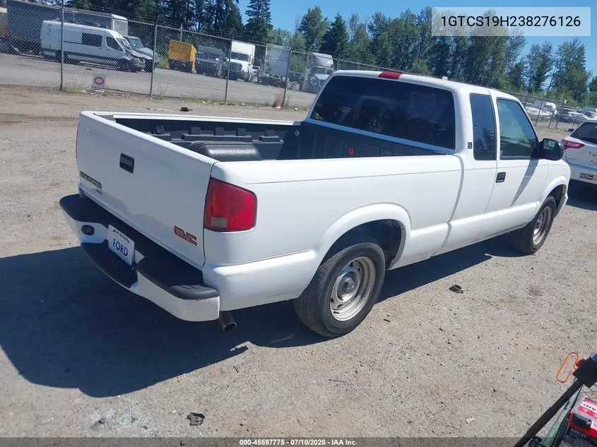 2003 GMC Sonoma Sl VIN: 1GTCS19H238276126 Lot: 45597775