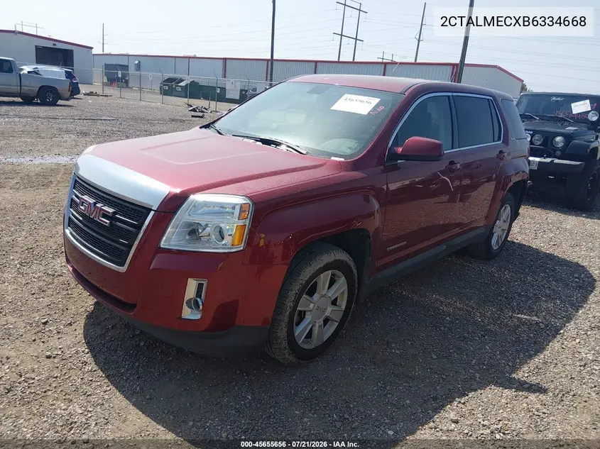 2011 GMC Terrain Sle-1 VIN: 2CTALMECXB6334668 Lot: 45655656
