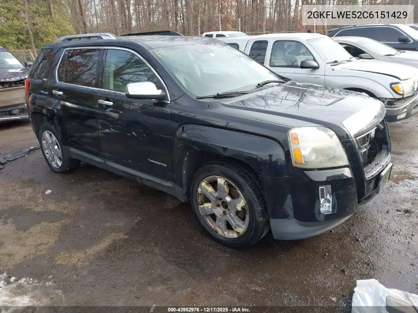 2GKFLWE52C6151429 2012 GMC Terrain Slt-2