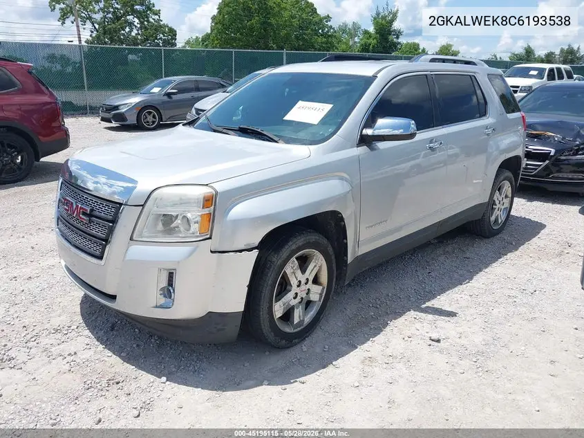 2012 GMC Terrain Slt-2 VIN: 2GKALWEK8C6193538 Lot: 45195115