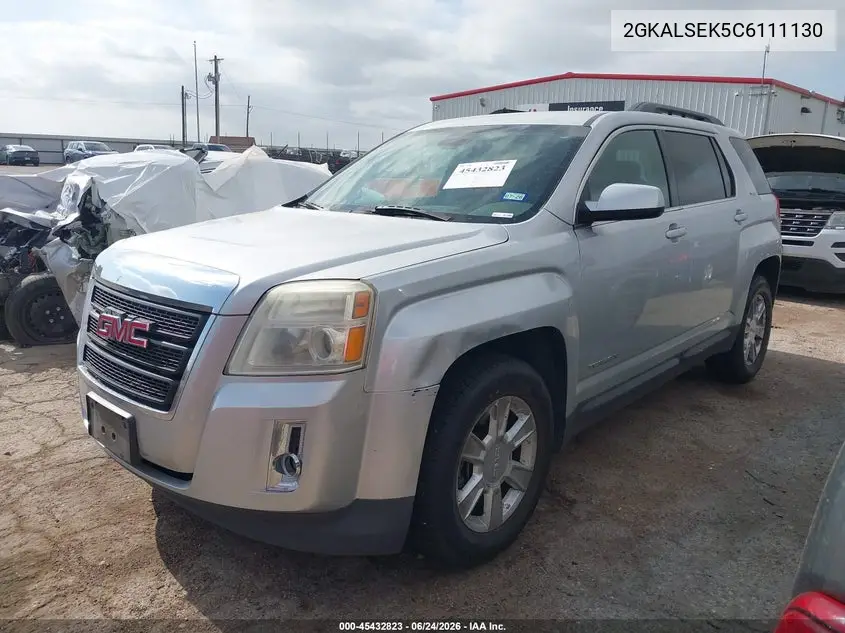 2012 GMC Terrain Sle-2 VIN: 2GKALSEK5C6111130 Lot: 45432823