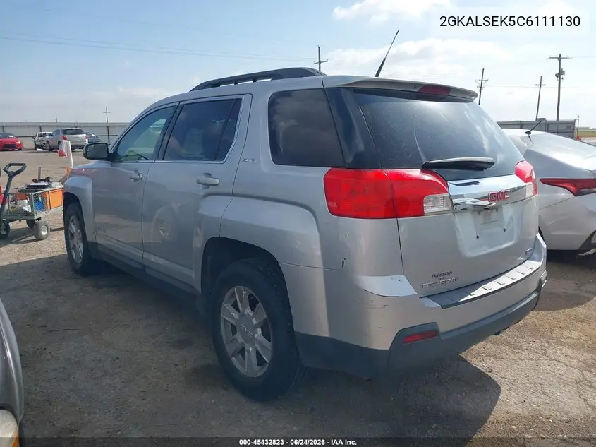 2012 GMC Terrain Sle-2 VIN: 2GKALSEK5C6111130 Lot: 45432823