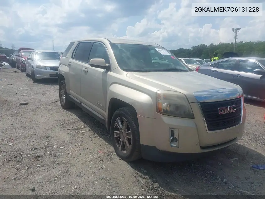 2012 GMC Terrain Sle-1 VIN: 2GKALMEK7C6131228 Lot: 45583239