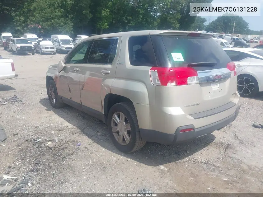 2012 GMC Terrain Sle-1 VIN: 2GKALMEK7C6131228 Lot: 45583239