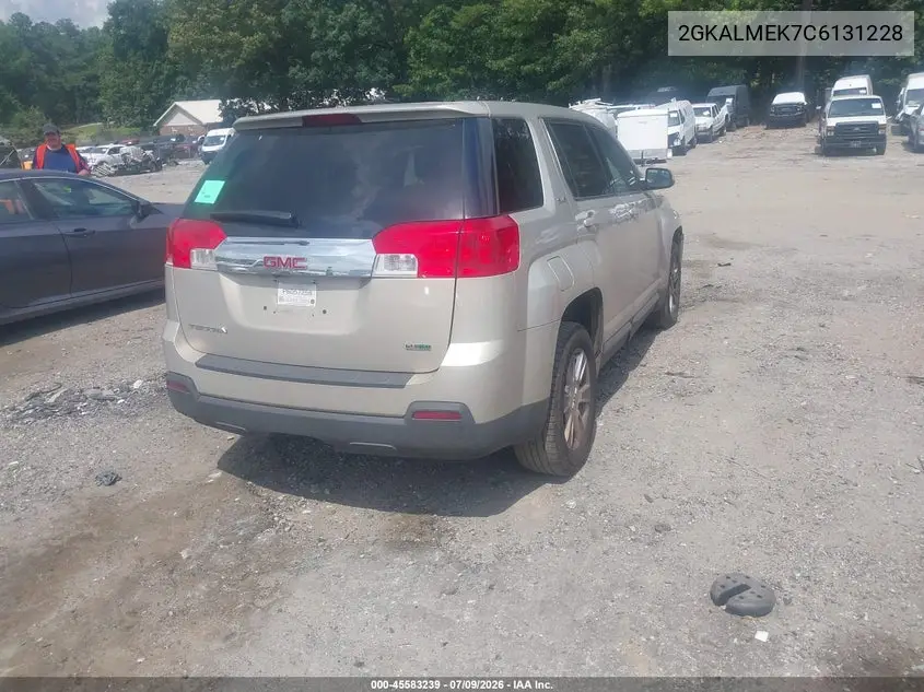 2012 GMC Terrain Sle-1 VIN: 2GKALMEK7C6131228 Lot: 45583239