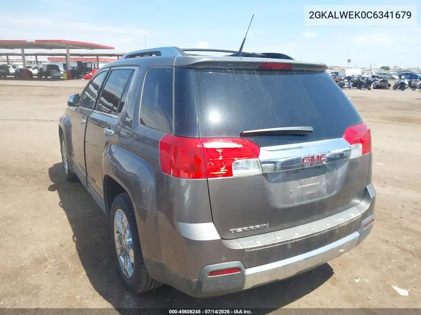 2012 GMC Terrain Slt-2 VIN: 2GKALWEK0C6341679 Lot: 45606248