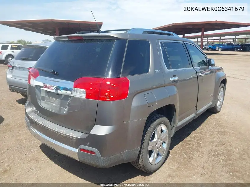 2012 GMC Terrain Slt-2 VIN: 2GKALWEK0C6341679 Lot: 45606248
