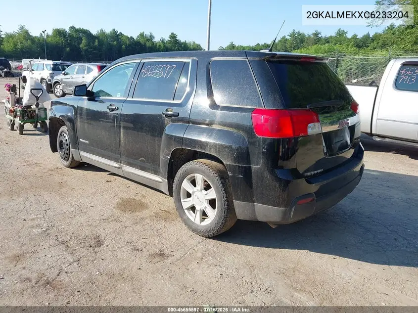 2012 GMC Terrain Sle-1 VIN: 2GKALMEKXC6233204 Lot: 45655597