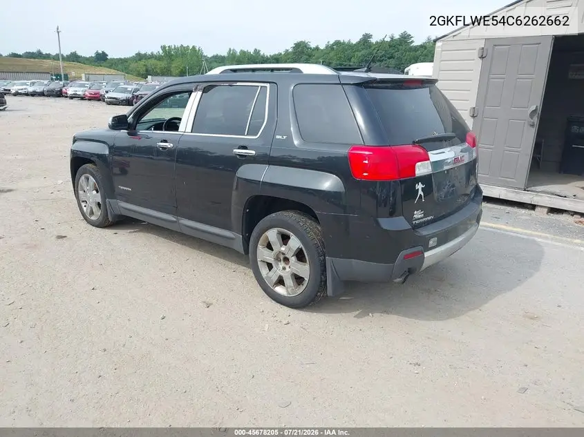 2012 GMC Terrain Slt-2 VIN: 2GKFLWE54C6262662 Lot: 45678205