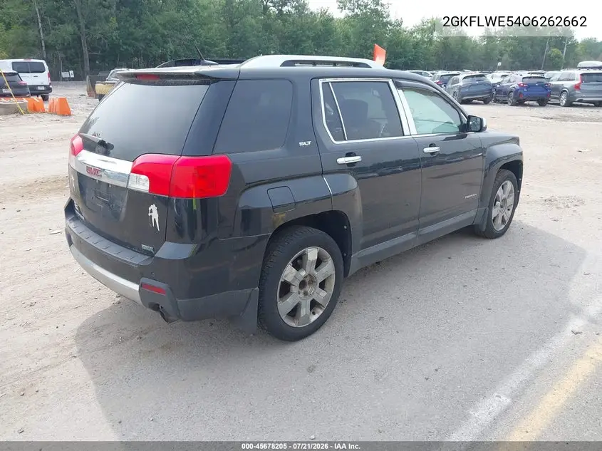 2012 GMC Terrain Slt-2 VIN: 2GKFLWE54C6262662 Lot: 45678205