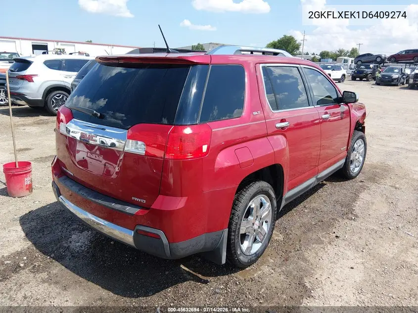 2013 GMC Terrain Slt-2 VIN: 2GKFLXEK1D6409274 Lot: 45632694