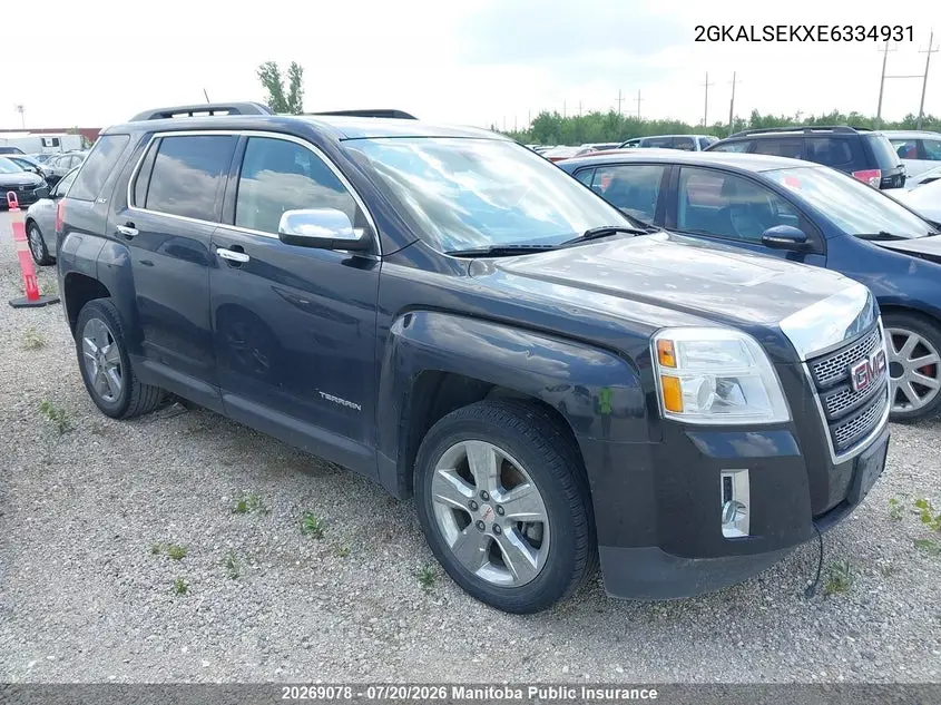 2014 GMC Terrain Slt VIN: 2GKALSEKXE6334931 Lot: 20269078