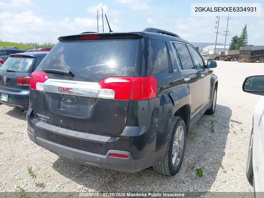 2014 GMC Terrain Slt VIN: 2GKALSEKXE6334931 Lot: 20269078