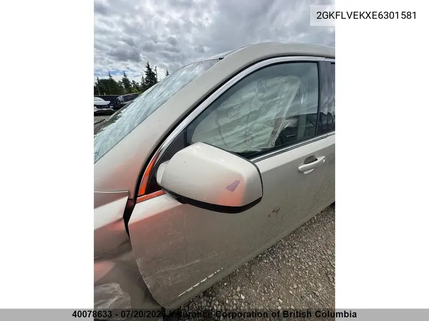 2014 GMC Terrain Sle VIN: 2GKFLVEKXE6301581 Lot: 40078633