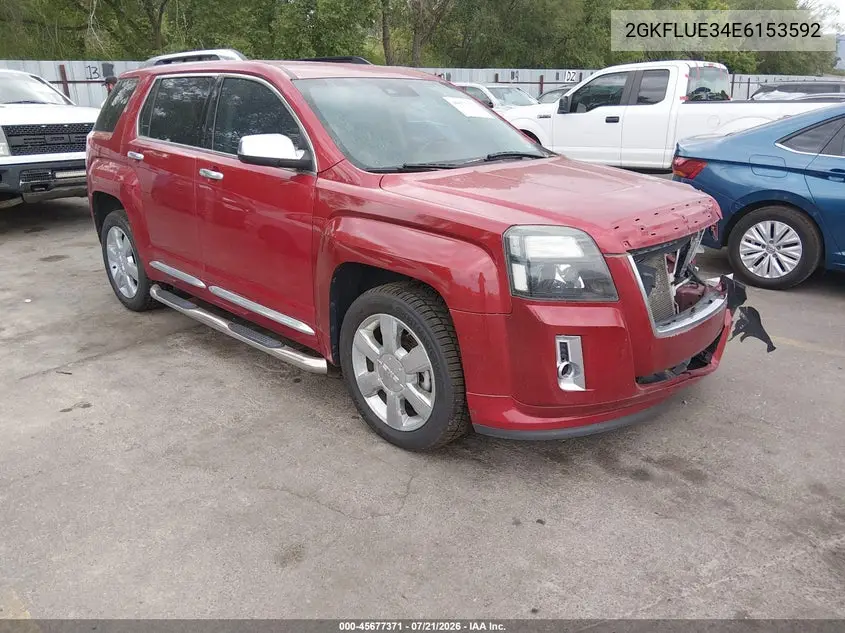 2014 GMC Terrain Denali VIN: 2GKFLUE34E6153592 Lot: 45677371