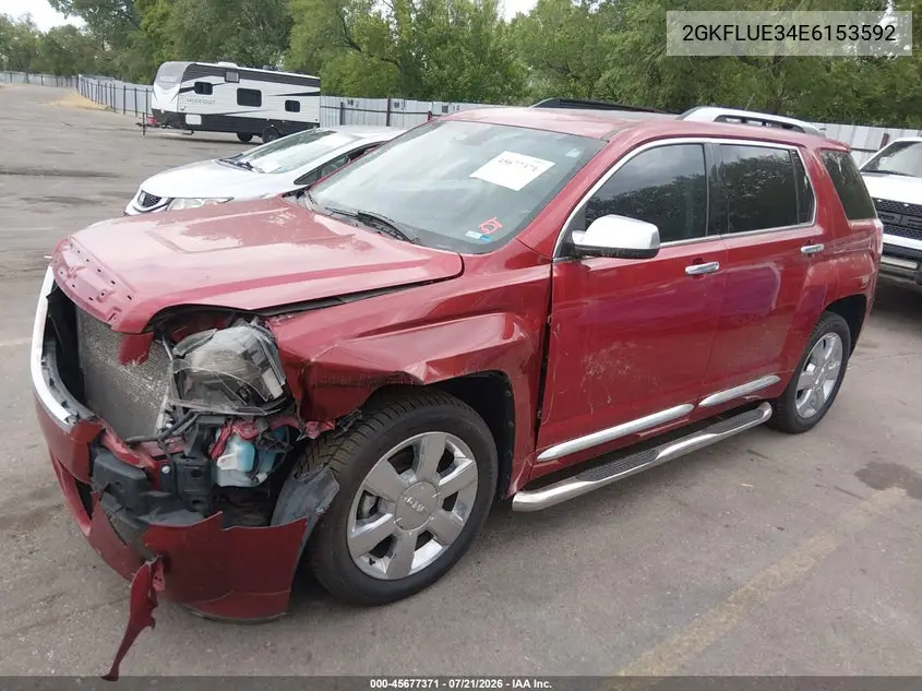 2014 GMC Terrain Denali VIN: 2GKFLUE34E6153592 Lot: 45677371
