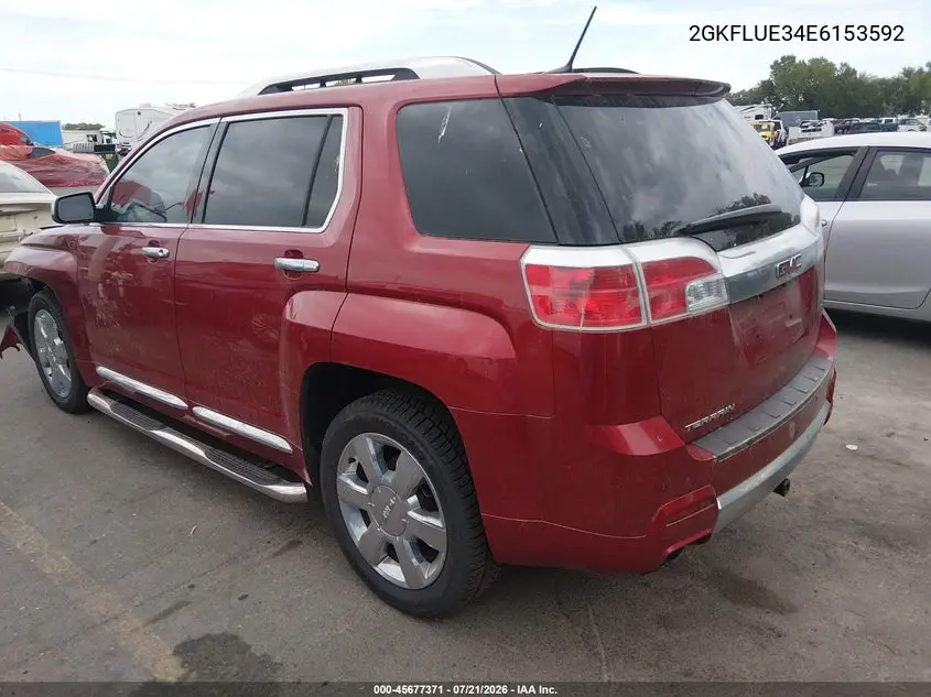 2014 GMC Terrain Denali VIN: 2GKFLUE34E6153592 Lot: 45677371