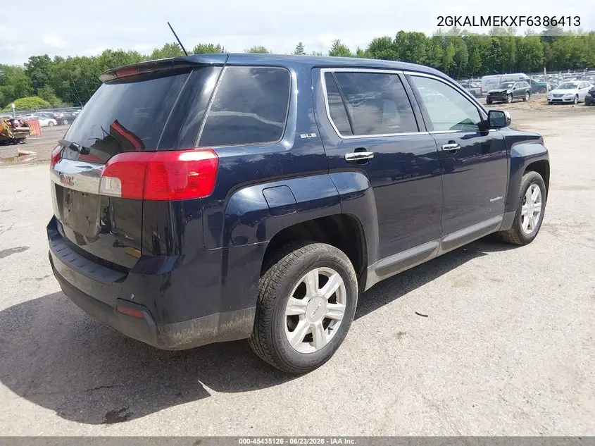 2015 GMC Terrain Sle-1 VIN: 2GKALMEKXF6386413 Lot: 45435126
