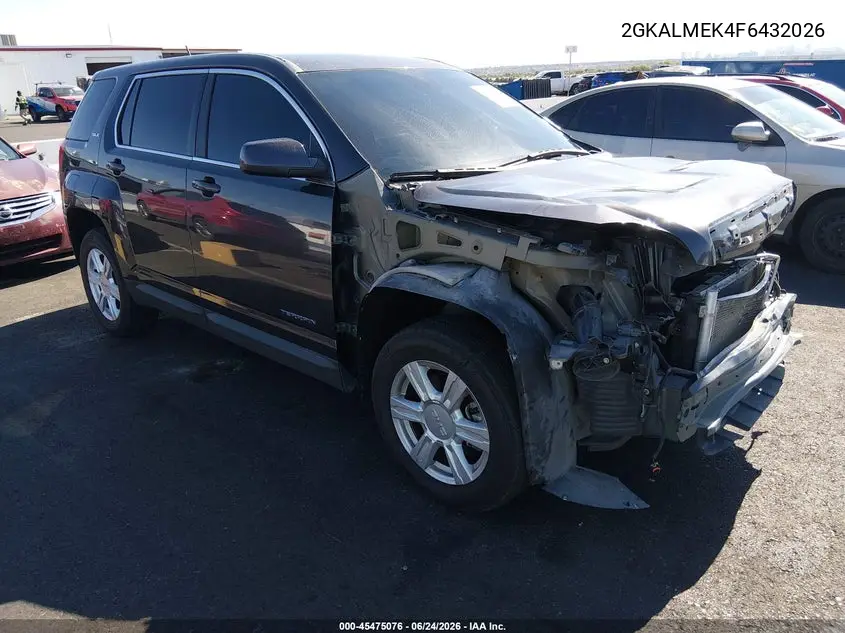 2015 GMC Terrain Sle-1 VIN: 2GKALMEK4F6432026 Lot: 45475076