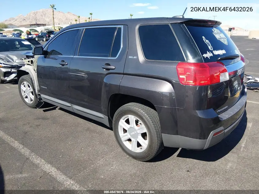 2015 GMC Terrain Sle-1 VIN: 2GKALMEK4F6432026 Lot: 45475076