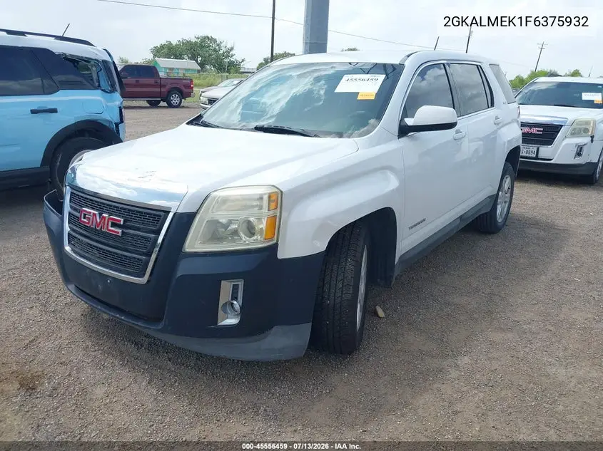 2015 GMC Terrain Sle-1 VIN: 2GKALMEK1F6375932 Lot: 45556459