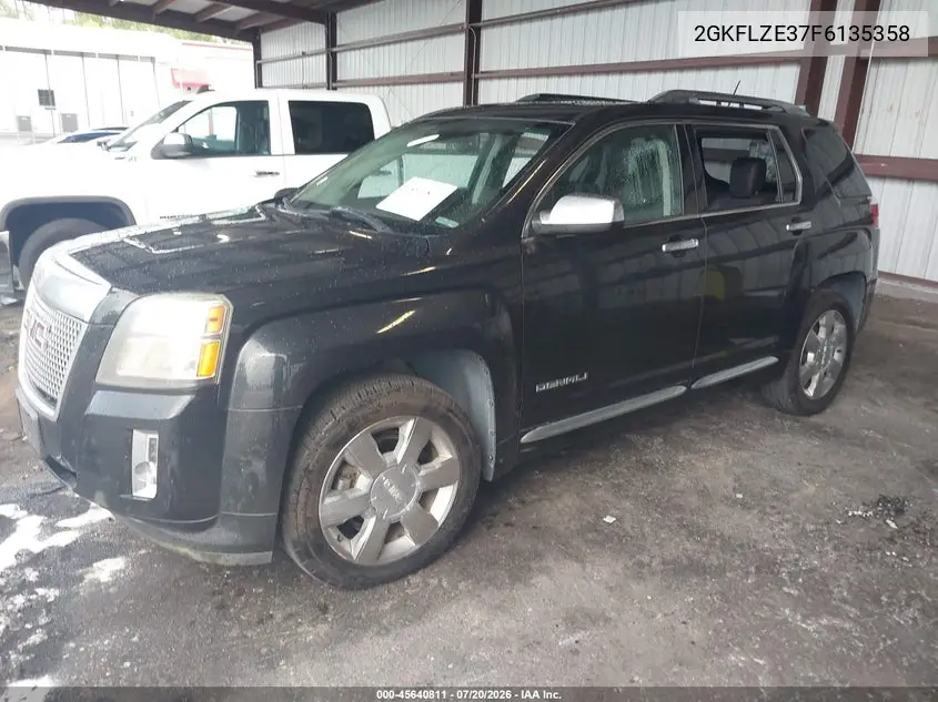 2015 GMC Terrain Denali VIN: 2GKFLZE37F6135358 Lot: 45640811