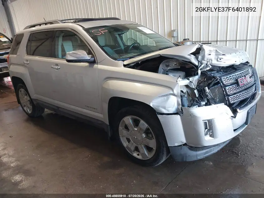 2015 GMC Terrain Slt-2 VIN: 2GKFLYE37F6401892 Lot: 45655918