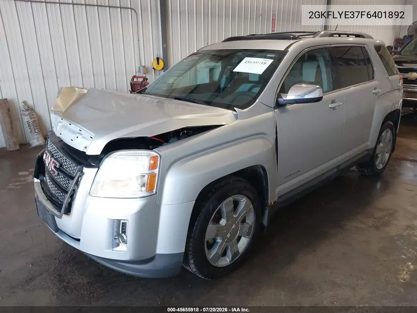 2015 GMC Terrain Slt-2 VIN: 2GKFLYE37F6401892 Lot: 45655918