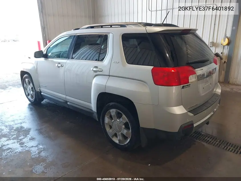 2015 GMC Terrain Slt-2 VIN: 2GKFLYE37F6401892 Lot: 45655918