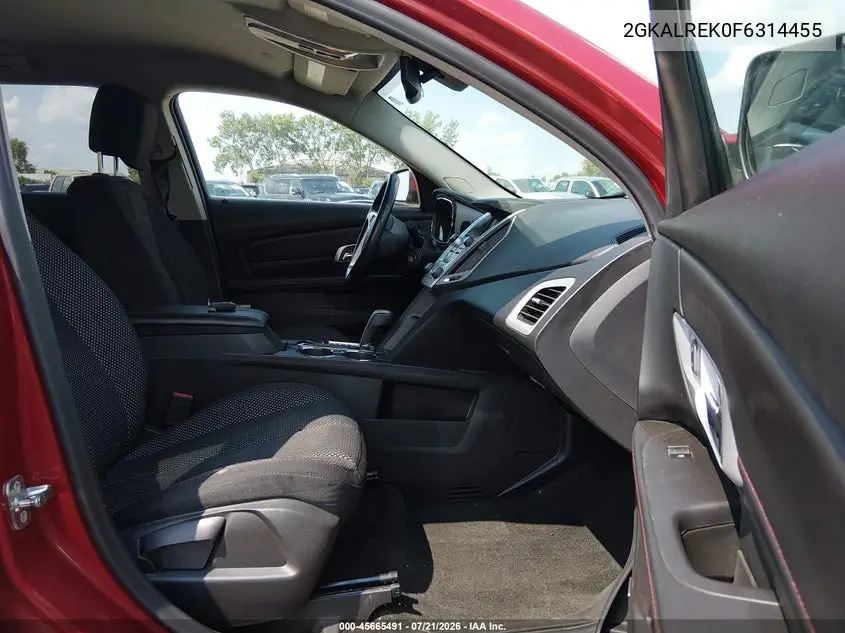 2015 GMC Terrain Sle-2 VIN: 2GKALREK0F6314455 Lot: 45665491