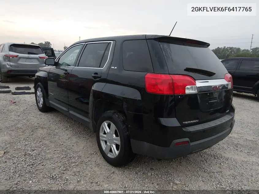 2015 GMC Terrain Sle-1 VIN: 2GKFLVEK6F6417765 Lot: 45687901