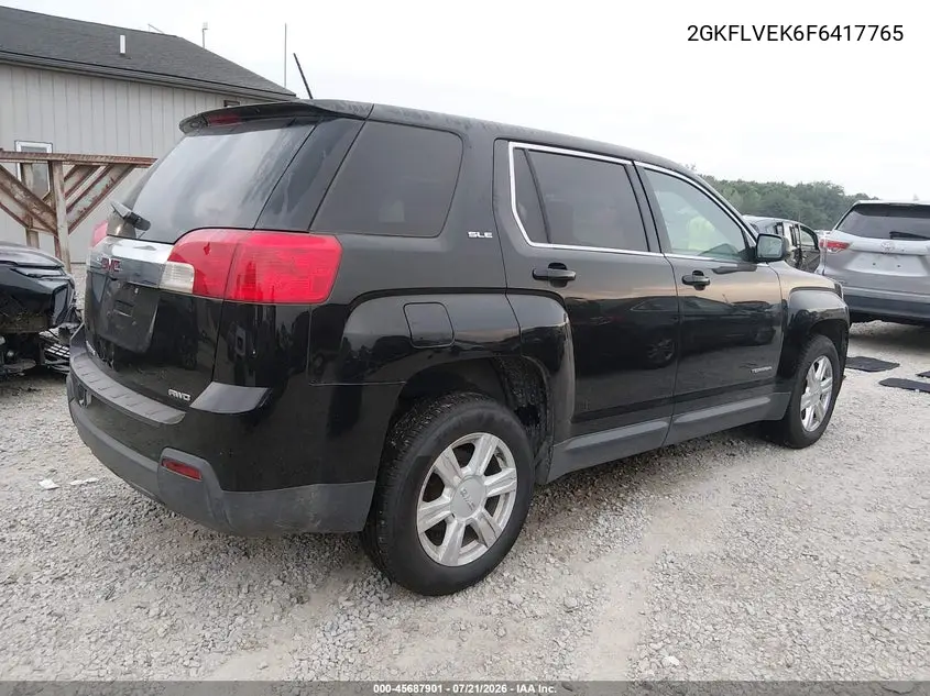 2015 GMC Terrain Sle-1 VIN: 2GKFLVEK6F6417765 Lot: 45687901