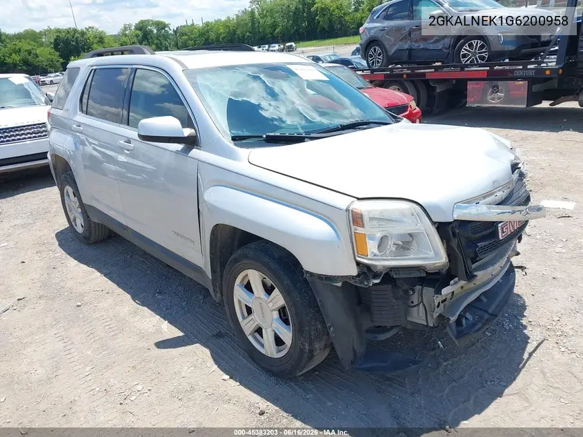 2016 GMC Terrain Sle-2 VIN: 2GKALNEK1G6200958 Lot: 45383203