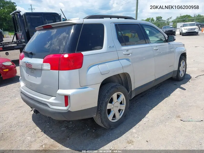 2016 GMC Terrain Sle-2 VIN: 2GKALNEK1G6200958 Lot: 45383203