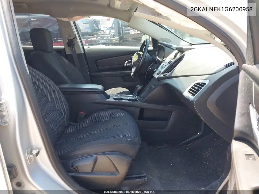 2016 GMC Terrain Sle-2 VIN: 2GKALNEK1G6200958 Lot: 45383203