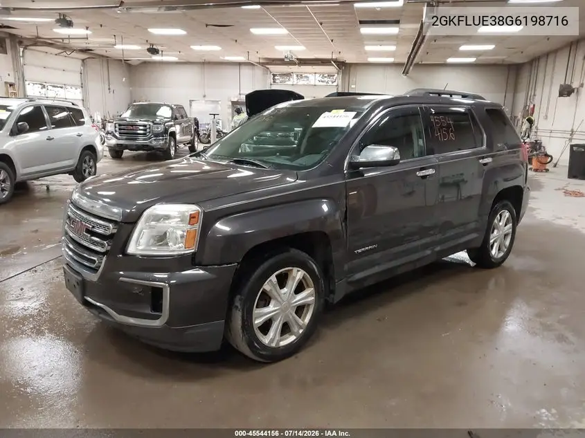 2016 GMC Terrain Slt VIN: 2GKFLUE38G6198716 Lot: 45544156