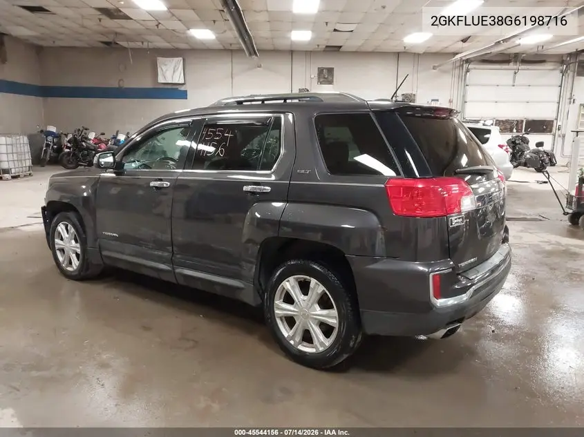 2016 GMC Terrain Slt VIN: 2GKFLUE38G6198716 Lot: 45544156
