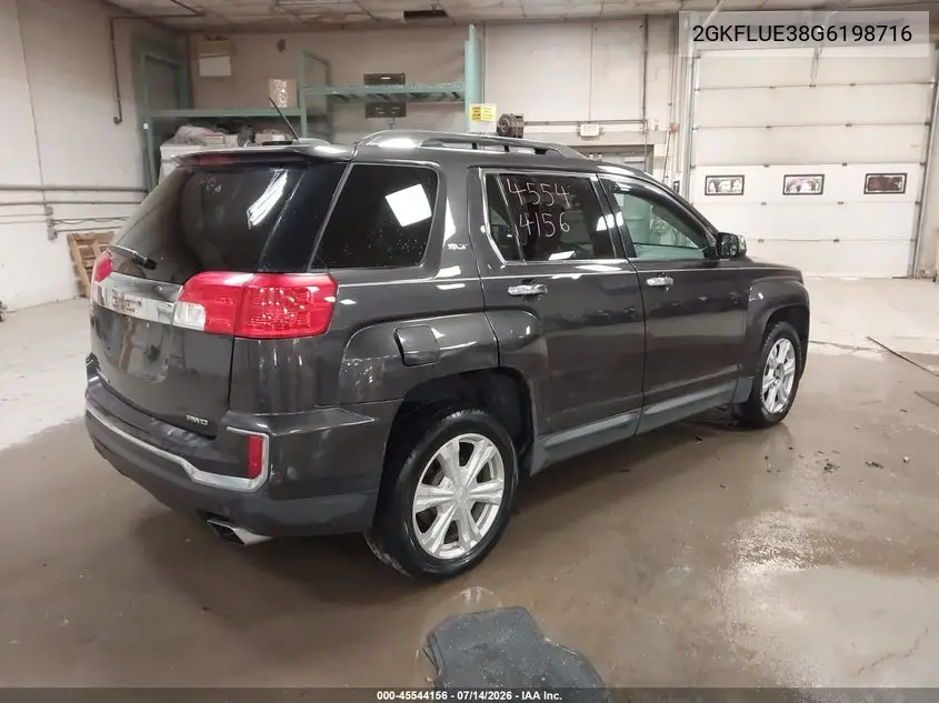 2016 GMC Terrain Slt VIN: 2GKFLUE38G6198716 Lot: 45544156