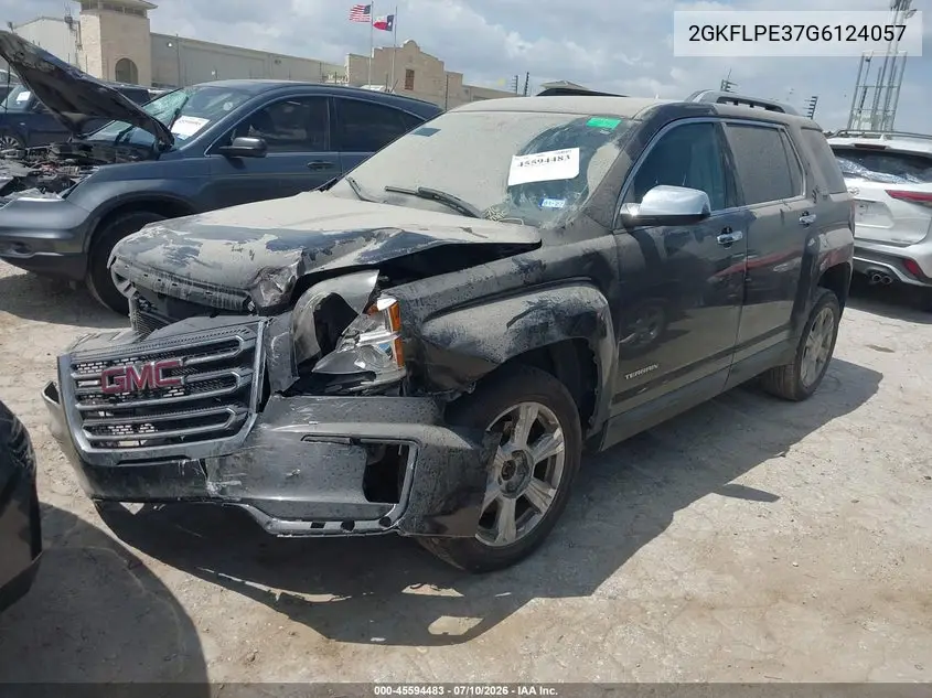 2016 GMC Terrain Slt VIN: 2GKFLPE37G6124057 Lot: 45594483