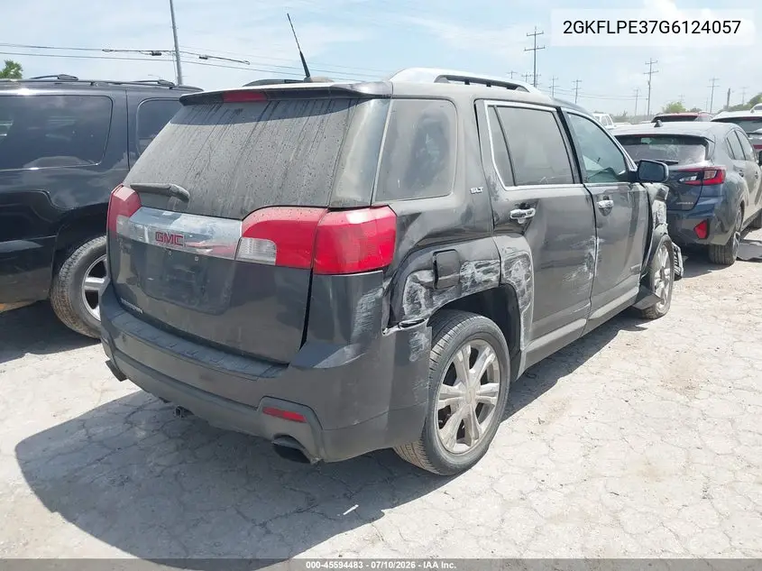 2016 GMC Terrain Slt VIN: 2GKFLPE37G6124057 Lot: 45594483