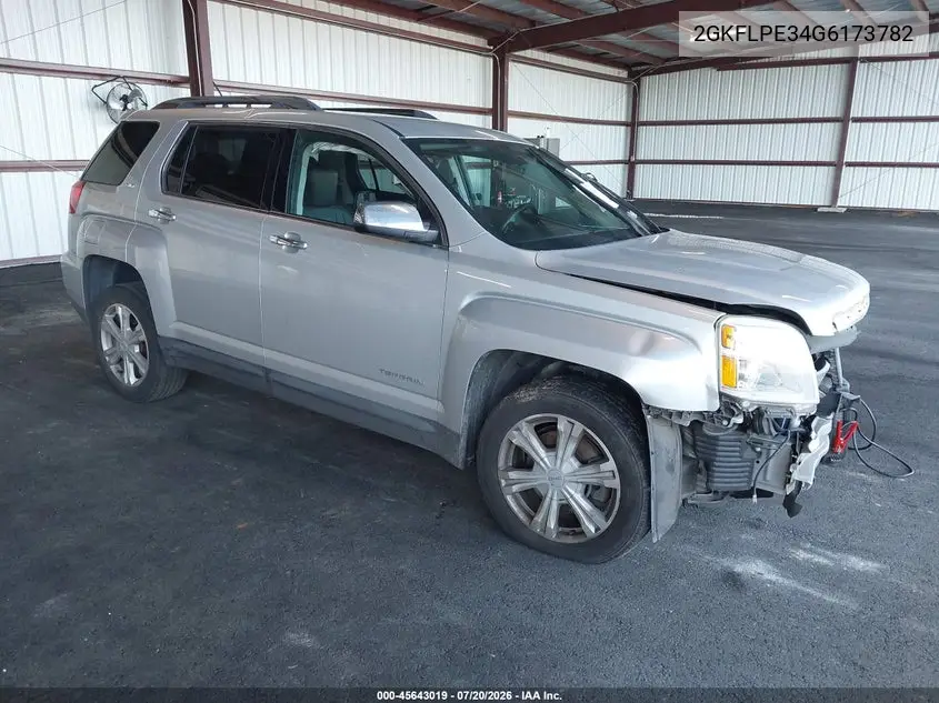 2016 GMC Terrain Slt VIN: 2GKFLPE34G6173782 Lot: 45643019