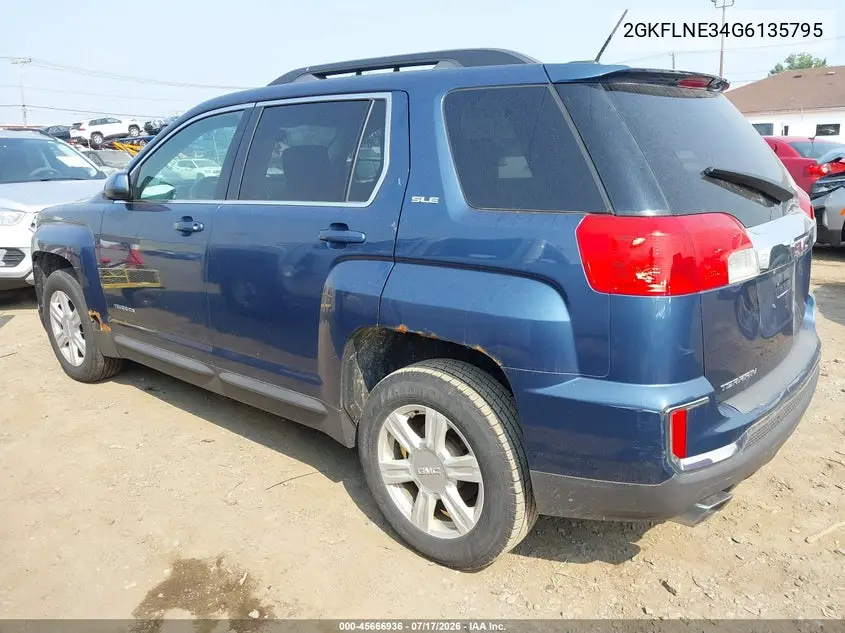 2016 GMC Terrain Sle-2 VIN: 2GKFLNE34G6135795 Lot: 45666936