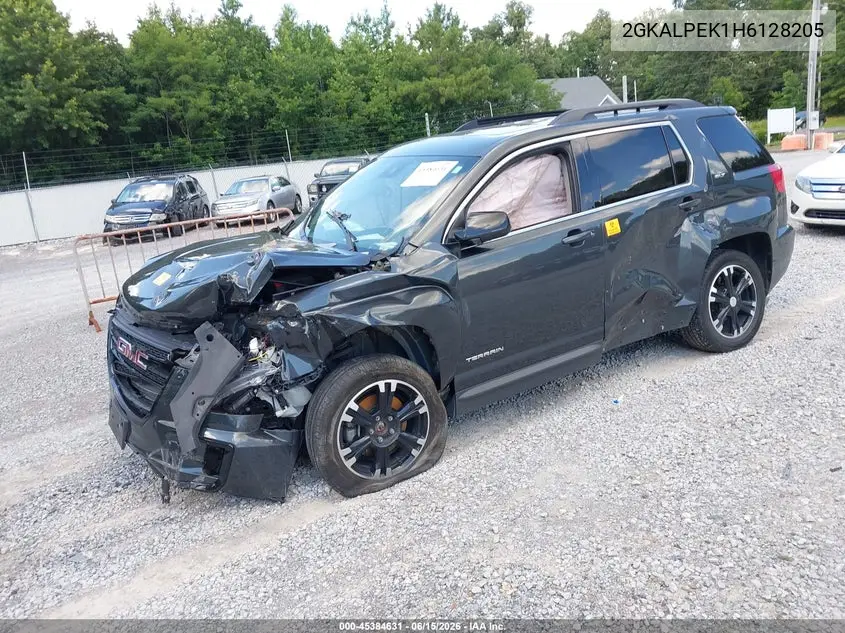 2017 GMC Terrain Slt VIN: 2GKALPEK1H6128205 Lot: 45384631
