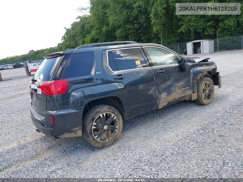 2017 GMC Terrain Slt VIN: 2GKALPEK1H6128205 Lot: 45384631