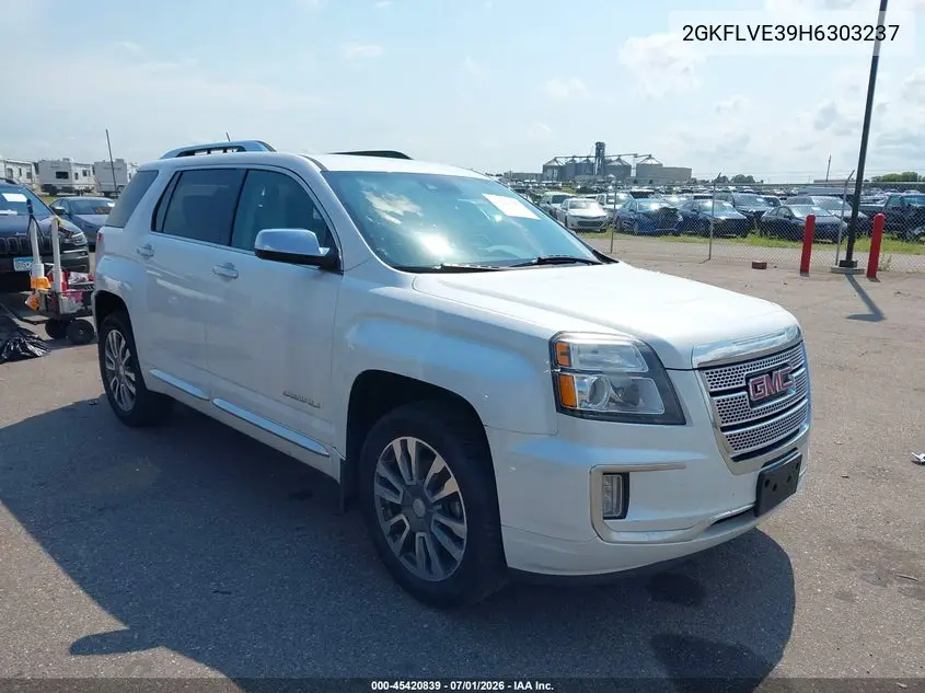 2017 GMC Terrain Denali VIN: 2GKFLVE39H6303237 Lot: 45420839